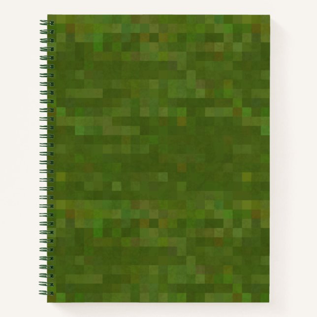 Army Style Pixel Camo Notebook (Front)