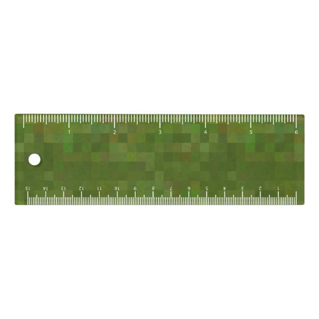 Army Style Pixel Camo Ruler (Front)