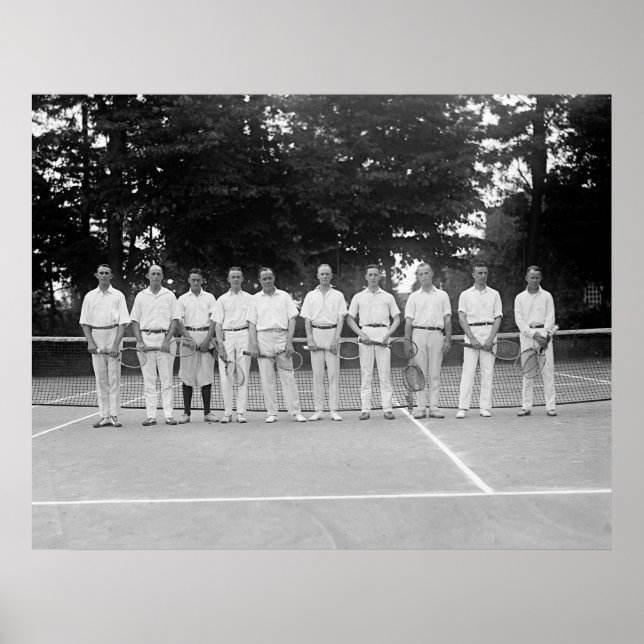 Army Tennis Team, 1920s Poster (Front)