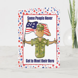 Army Thank You Card for Him