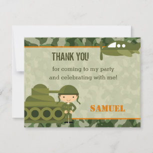 Army Thank You Cards Personalized (Military)