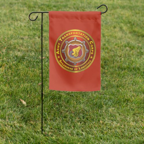 Army Transportation Corps Army Veteran Garden Flag