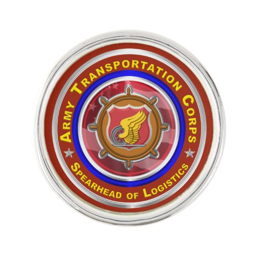 Army Transportation Corps Spearhead of Logistics Lapel Pin