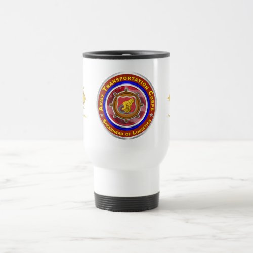 Army Transportation Corps Spearhead of Logistics Travel Mug