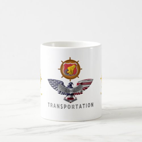 Army Transportation Corps Veteran Customized Eagle Coffee Mug