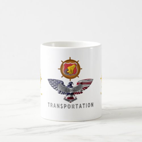 Army Transportation Corps Veteran Customized Eagle Magic Mug
