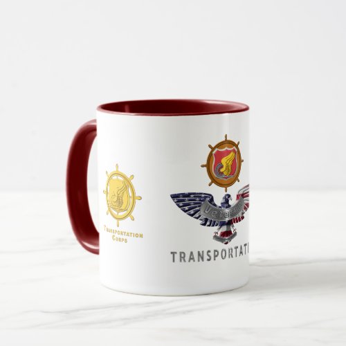 Army Transportation Corps Veteran Customized Eagle Mug