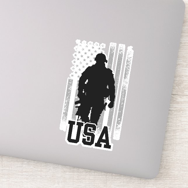 Army USA Sticker (Detail)