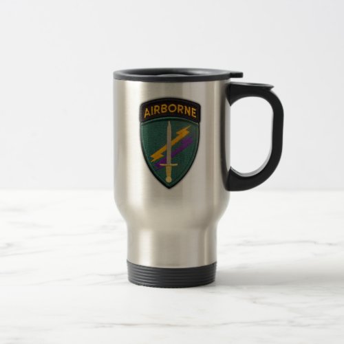 Army USACAPOCA Psychological Operations Command Travel Mug