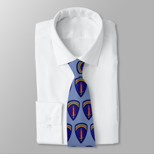 Army USAREUR Berlin Europe Veterans Vets Germany Neck Tie (Tied)