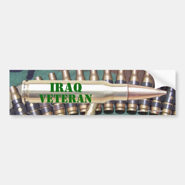 army usn usmc air force bullet Bumper Sticker (Front)