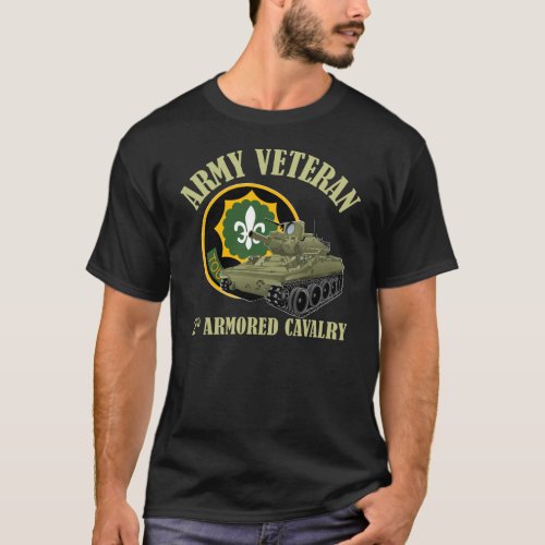 Army Veteran _ 2nd ACR M551 T_Shirt
