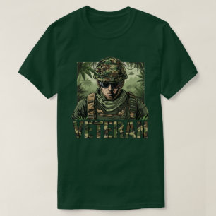 Army Veteran Camouflage T-Shirt