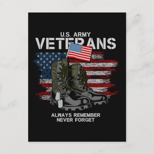 Army Veteran Pride Postcard
