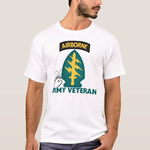 Army Veteran _ Special Forces T_Shirt