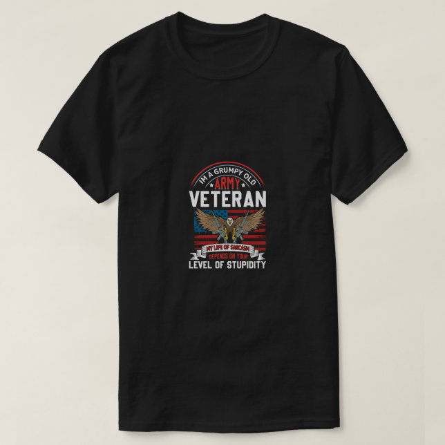 army veteran T-Shirt (Design Front)