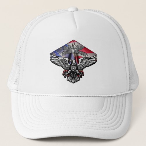 Army Veteran Trucker Hat