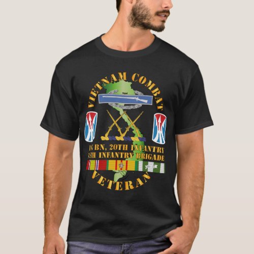 Army _ Vietnam Combat Vet _ CIB _ DUI w T_Shirt