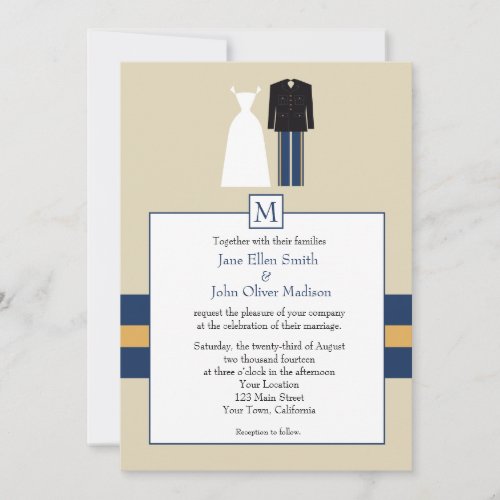 Army Wedding Invitation
