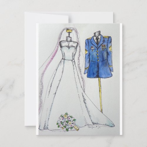 Army Wedding Invitations
