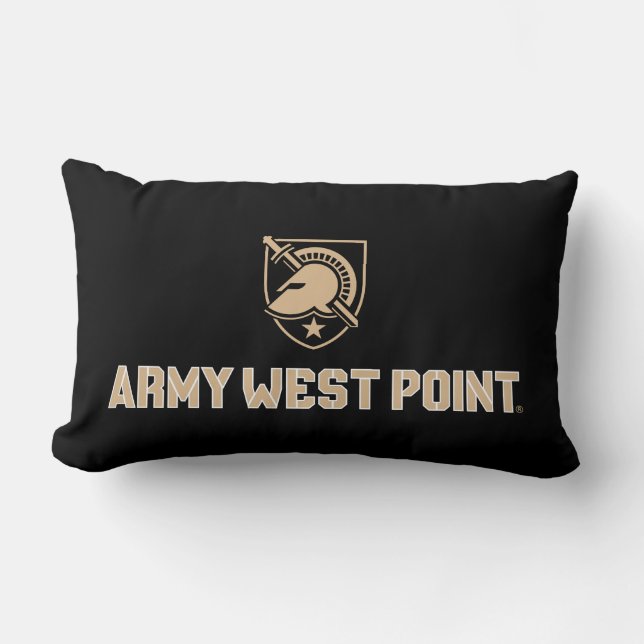 Army West Point Logo Lumbar Pillow (Front)