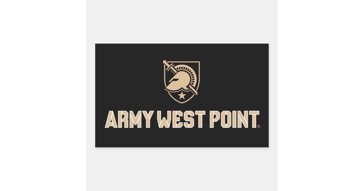 Army West Point Logo Rectangular Sticker | Zazzle.com