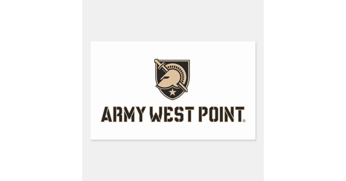 Army West Point Logo Rectangular Sticker | Zazzle