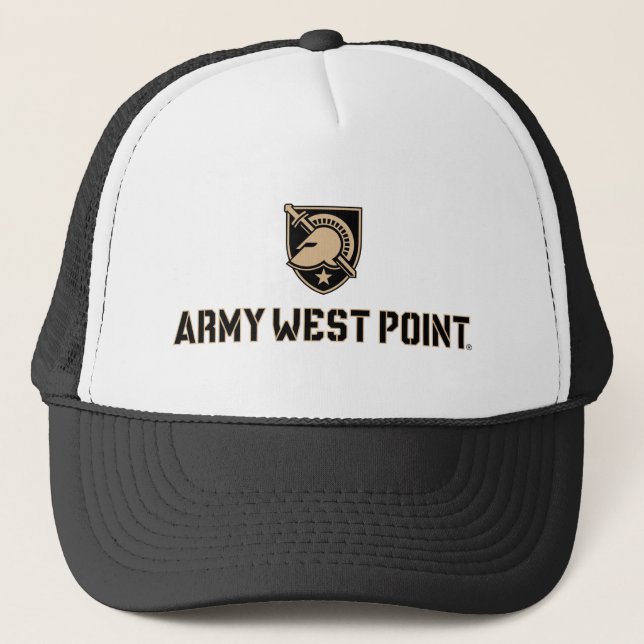 Army West Point Logo Trucker Hat (Front)