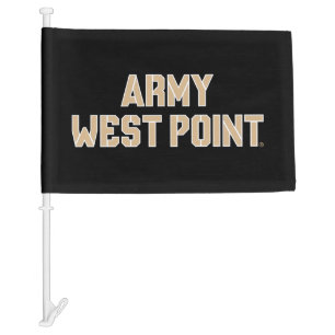 Army West Point Word Mark Car Flag