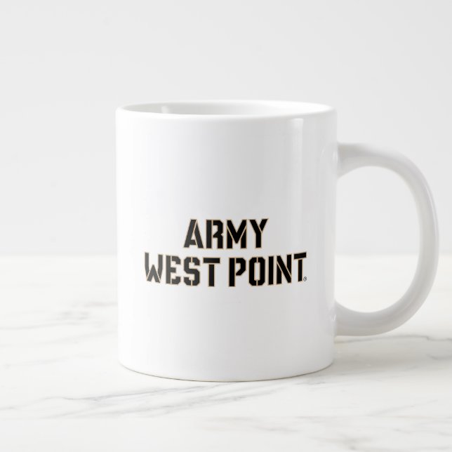 Army West Point Word Mark Giant Coffee Mug (Right)