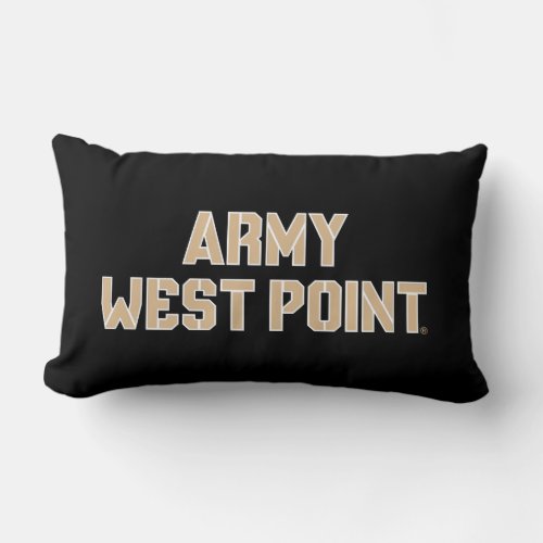 Army West Point Word Mark Lumbar Pillow