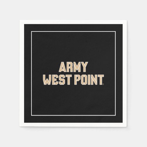 Army West Point Word Mark Napkins