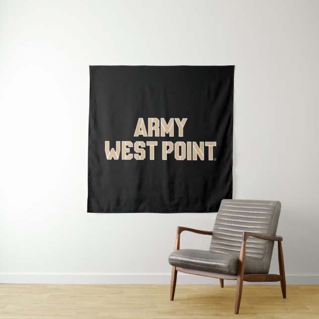Army West Point Word Mark Tapestry (In Situ)