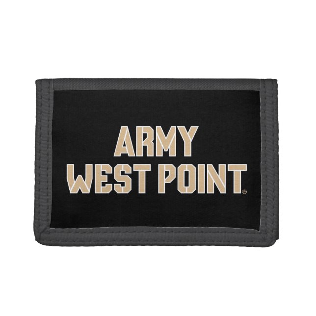 Army West Point Word Mark Trifold Wallet (Front)