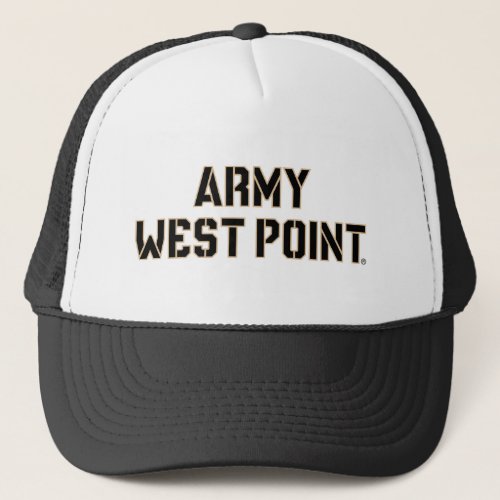 Army West Point Word Mark Trucker Hat