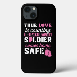 Army Wife And Girlfriend Until My Solider Is Safe iPhone 13 Case