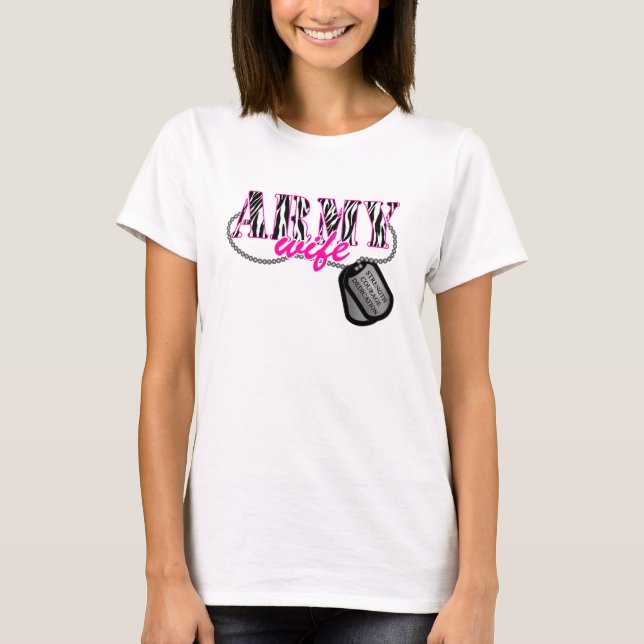 Army Wife, Army Strong T-Shirt (Front)
