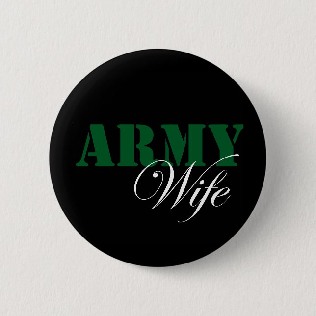Army Wife Button (Front)