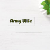 Army wife camouflage bookmark (Desk)