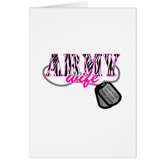 Army Wife Cards (Front)