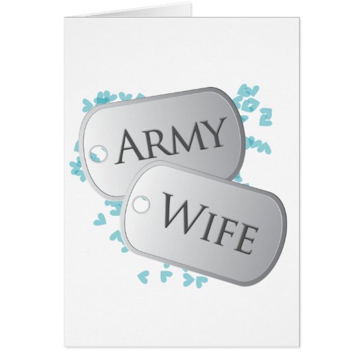 Army Wife Dog Tags (Front)