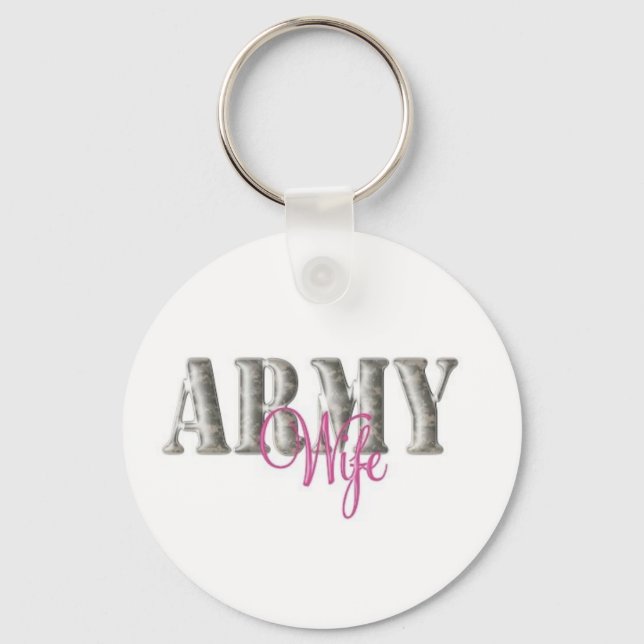 Army Wife Keychain (Front)