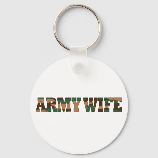 Army Wife Keychain (Front)