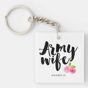 Army Wife Keychain