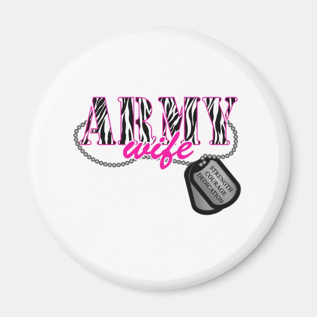 Army Wife Magnet (Front)