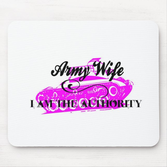 army wife mousepad (Front)