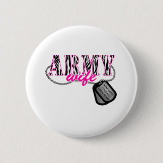 Army Wife Pinback Button