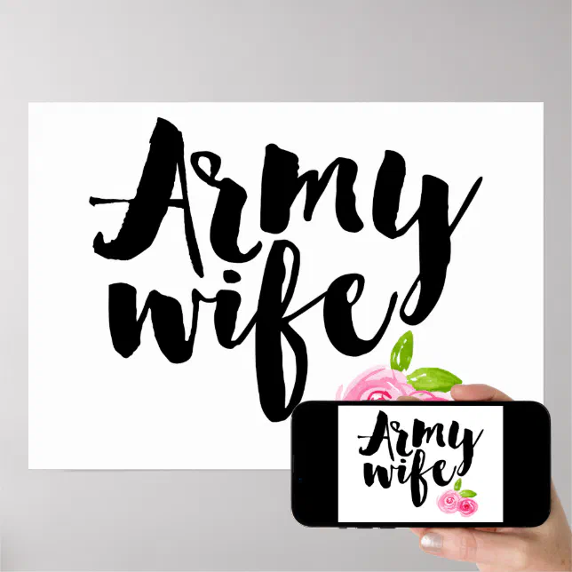 Army Wife Poster (Downloadable)