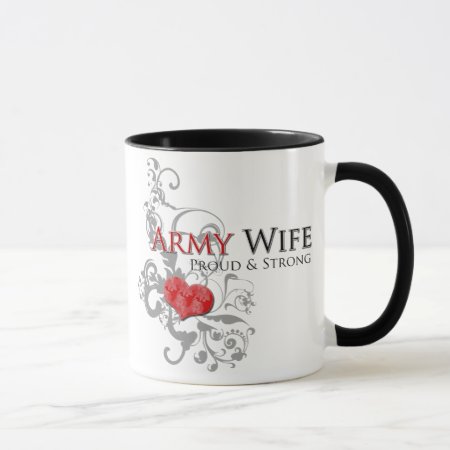 Army Wife - Proud & Strong Mug