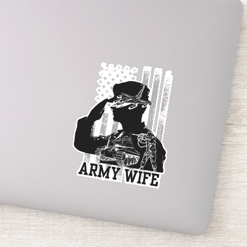 Army Wife Sticker